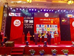 Scavi nhận giải Top 500 doanh nghiệp lớn nhất Việt Nam năm 2016